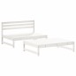 vidaXL 2-tlg. Garten-Lounge-Set mit Kissen Weiß Massivholz vidaXL 2-tlg. Garten-Lounge-Set mit Kissen Weiß Massivholz