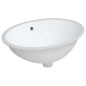 vidaXL Waschbecken Weiß 56x41x20 cm Oval Keramik vidaXL Waschbecken Weiß 56x41x20 cm Oval Keramik