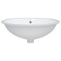 vidaXL Waschbecken Weiß 56x41x20 cm Oval Keramik vidaXL Waschbecken Weiß 56x41x20 cm Oval Keramik