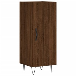 vidaXL Sideboard Braun Eichen-Optik 34,5x34x90 cm Holzwerkstoff
