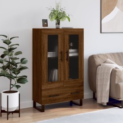 vidaXL Highboard Braun Eichen-Optik 69,5x31x115 cm Holzwerkstoff