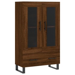 vidaXL Highboard Braun Eichen-Optik 69,5x31x115 cm Holzwerkstoff