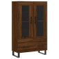vidaXL Highboard Braun Eichen-Optik 69,5x31x115 cm Holzwerkstoff vidaXL Highboard Braun Eichen-Optik 69,5x31x115 cm Holzwerkstoff