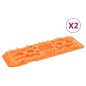 vidaXL Traktionsmatten 2 Stk. Orange 107x31x7 cm Nylon vidaXL Traktionsmatten 2 Stk. Orange 107x31x7 cm Nylon