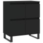 Sideboards 3 Stk. Schwarz Holzwerkstoff Sideboards 3 Stk. Schwarz Holzwerkstoff