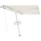 vidaXL Standmarkise Manuell Einziehbar 350x250 cm Creme vidaXL Standmarkise Manuell Einziehbar 350x250 cm Creme