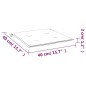 Gartenstuhl-Kissen 2 Stk. Hellgrün 40x40x3 cm Oxford-Gewebe Gartenstuhl-Kissen 2 Stk. Hellgrün 40x40x3 cm Oxford-Gewebe