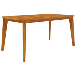 vidaXL Gartentisch 160x90x75 cm Massivholz Akazie