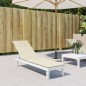 Liegestuhl-Auflage Creme (75+105)x50x3 cm Liegestuhl-Auflage Creme (75+105)x50x3 cm