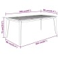 vidaXL Gartentisch 160x90x75 cm Massivholz Akazie vidaXL Gartentisch 160x90x75 cm Massivholz Akazie