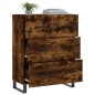 vidaXL Sideboard Räuchereiche 69,5x34x90 cm Holzwerkstoff vidaXL Sideboard Räuchereiche 69,5x34x90 cm Holzwerkstoff