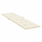 Liegestuhl-Auflage Creme (75+105)x50x3 cm Liegestuhl-Auflage Creme (75+105)x50x3 cm