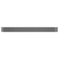 vidaXL Hochbeet Pulverbeschichteter Stahl 440x80x36 cm Grau vidaXL Hochbeet Pulverbeschichteter Stahl 440x80x36 cm Grau