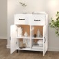 vidaXL Sideboard Hochglanz-Weiß 69,5x34x90 cm Holzwerkstoff vidaXL Sideboard Hochglanz-Weiß 69,5x34x90 cm Holzwerkstoff