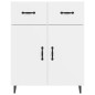 vidaXL Sideboard Hochglanz-Weiß 69,5x34x90 cm Holzwerkstoff vidaXL Sideboard Hochglanz-Weiß 69,5x34x90 cm Holzwerkstoff