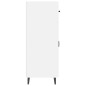 vidaXL Sideboard Hochglanz-Weiß 69,5x34x90 cm Holzwerkstoff vidaXL Sideboard Hochglanz-Weiß 69,5x34x90 cm Holzwerkstoff