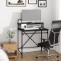 vidaXL Schreibtisch Schwarz 80x50x90 cm Holzwerkstoff und Eisen vidaXL Schreibtisch Schwarz 80x50x90 cm Holzwerkstoff und Eisen