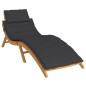 vidaXL Sonnenliegen-Auflage Schwarz 186x58x3 cm Oxford-Gewebe vidaXL Sonnenliegen-Auflage Schwarz 186x58x3 cm Oxford-Gewebe