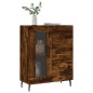 vidaXL Sideboard Räuchereiche 69,5x34x90 cm Holzwerkstoff vidaXL Sideboard Räuchereiche 69,5x34x90 cm Holzwerkstoff