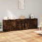 vidaXL Sideboards 3 Stk. Räuchereiche Holzwerkstoff vidaXL Sideboards 3 Stk. Räuchereiche Holzwerkstoff
