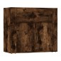vidaXL Sideboards 3 Stk. Räuchereiche Holzwerkstoff vidaXL Sideboards 3 Stk. Räuchereiche Holzwerkstoff