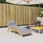 vidaXL Sonnenliegen-Auflage Grau 186x58x3 cm Oxford-Gewebe vidaXL Sonnenliegen-Auflage Grau 186x58x3 cm Oxford-Gewebe