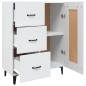 vidaXL Sideboard Weiß 69,5x34x90 cm Holzwerkstoff vidaXL Sideboard Weiß 69,5x34x90 cm Holzwerkstoff