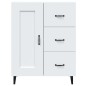 vidaXL Sideboard Weiß 69,5x34x90 cm Holzwerkstoff vidaXL Sideboard Weiß 69,5x34x90 cm Holzwerkstoff