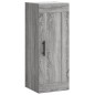 vidaXL Wandschrank Grau Sonoma 34,5x34x90 cm Holzwerkstoff vidaXL Wandschrank Grau Sonoma 34,5x34x90 cm Holzwerkstoff