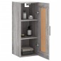 vidaXL Wandschrank Grau Sonoma 34,5x34x90 cm Holzwerkstoff vidaXL Wandschrank Grau Sonoma 34,5x34x90 cm Holzwerkstoff