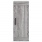 vidaXL Wandschrank Grau Sonoma 34,5x34x90 cm Holzwerkstoff vidaXL Wandschrank Grau Sonoma 34,5x34x90 cm Holzwerkstoff
