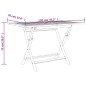 vidaXL 7-tlg. Garten-Essgruppe Grau Massivholz Teak vidaXL 7-tlg. Garten-Essgruppe Grau Massivholz Teak