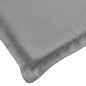 vidaXL Sonnenliegen-Auflage Grau 186x58x3 cm Oxford-Gewebe vidaXL Sonnenliegen-Auflage Grau 186x58x3 cm Oxford-Gewebe