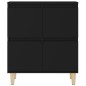 vidaXL Sideboards 2 Stk. Schwarz 60x35x70 cm Holzwerkstoff vidaXL Sideboards 2 Stk. Schwarz 60x35x70 cm Holzwerkstoff
