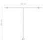 vidaXL Gelenkarmmarkise mit Pfosten 300x250 cm Orange & Braun vidaXL Gelenkarmmarkise mit Pfosten 300x250 cm Orange & Braun