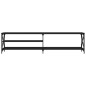 vidaXL TV-Schrank Schwarz 200x40x50 cm Holzwerkstoff und Metall vidaXL TV-Schrank Schwarz 200x40x50 cm Holzwerkstoff und Metall