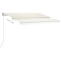 vidaXL Gelenkarmmarkise mit Pfosten 300x250 cm Creme vidaXL Gelenkarmmarkise mit Pfosten 300x250 cm Creme