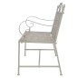 vidaXL Gartenbank 115 cm Stahl Grau vidaXL Gartenbank 115 cm Stahl Grau