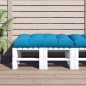 Palettenkissen Blau 120x80x12 cm Stoff Palettenkissen Blau 120x80x12 cm Stoff