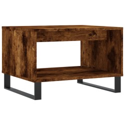 vidaXL Couchtisch Räuchereiche 60x50x40 cm Holzwerkstoff