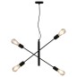 vidaXL Deckenleuchte mit Glühlampen 2 W Schwarz E27 vidaXL Deckenleuchte mit Glühlampen 2 W Schwarz E27