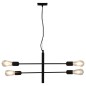 vidaXL Deckenleuchte mit Glühlampen 2 W Schwarz E27 vidaXL Deckenleuchte mit Glühlampen 2 W Schwarz E27