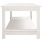 vidaXL Couchtisch Weiß 110x55x45 cm Massivholz Kiefer vidaXL Couchtisch Weiß 110x55x45 cm Massivholz Kiefer