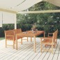 vidaXL 3-tlg. Garten-Essgruppe Massivholz Teak vidaXL 3-tlg. Garten-Essgruppe Massivholz Teak