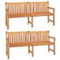 vidaXL 3-tlg. Garten-Essgruppe Massivholz Teak vidaXL 3-tlg. Garten-Essgruppe Massivholz Teak