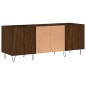 vidaXL Plattenschrank Braun Eichen-Optik 121x38x48 cm Holzwerkstoff vidaXL Plattenschrank Braun Eichen-Optik 121x38x48 cm Holzwerkstoff