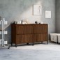 vidaXL Sideboards 2 Stk. Braun Eichen-Optik 60x35x70 cm Holzwerkstoff vidaXL Sideboards 2 Stk. Braun Eichen-Optik 60x35x70 cm Holzwerkstoff