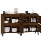 vidaXL Sideboards 2 Stk. Braun Eichen-Optik 60x35x70 cm Holzwerkstoff vidaXL Sideboards 2 Stk. Braun Eichen-Optik 60x35x70 cm Holzwerkstoff
