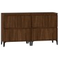 vidaXL Sideboards 2 Stk. Braun Eichen-Optik 60x35x70 cm Holzwerkstoff vidaXL Sideboards 2 Stk. Braun Eichen-Optik 60x35x70 cm Holzwerkstoff