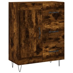 vidaXL Sideboard Räuchereiche 69,5x34x90 cm Holzwerkstoff